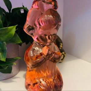 Praying Girl Made by Viking Glass